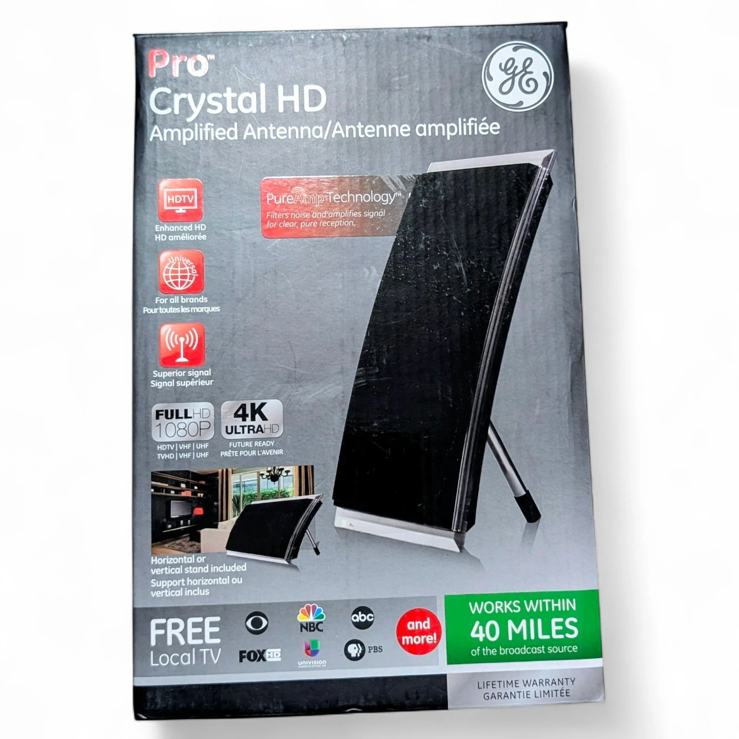 GE Pro Crystal HD Amplified Antenna