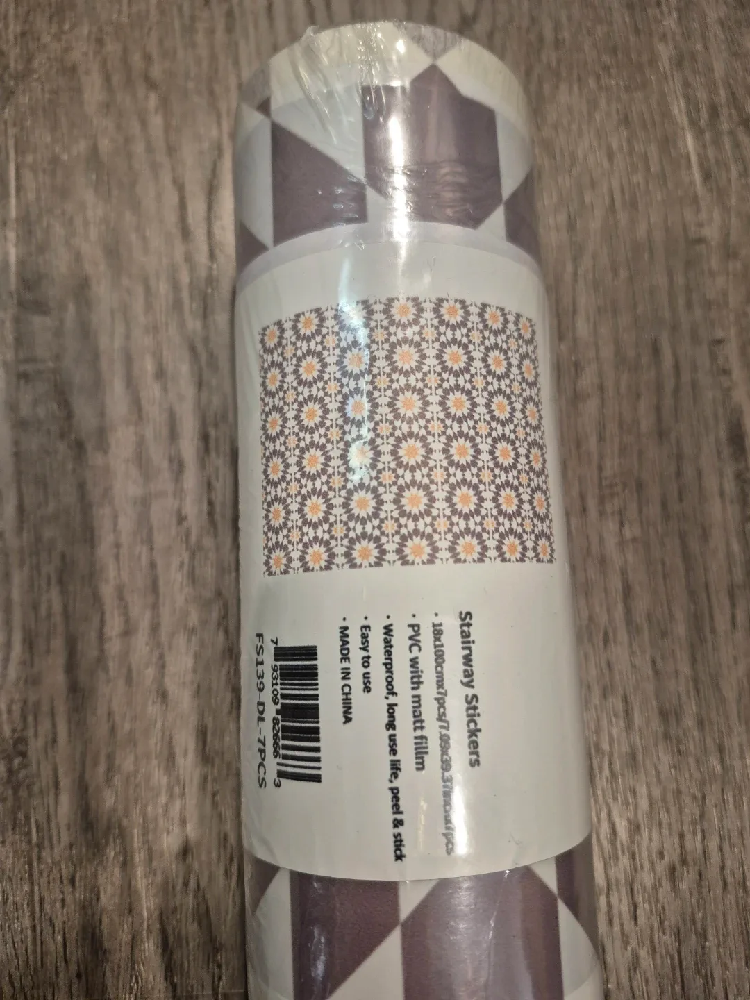 13pcs Moroccan Style Peel and Stick Stair Decals 39.37"X7.08" image indicator(4)