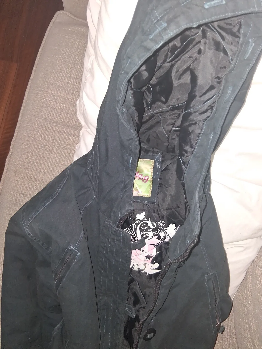 Friday London Black Winter Jacket - Size TC image indicator(2)