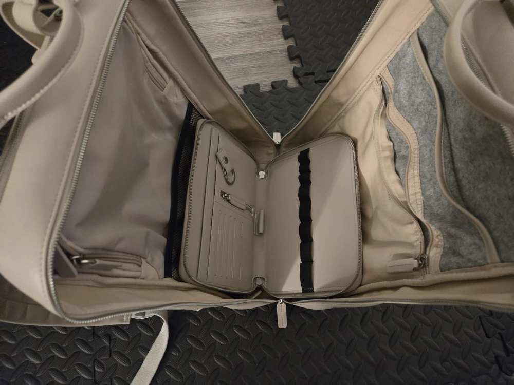 Monos Metro Backpack - Ivory Vegan Leather - photo 4