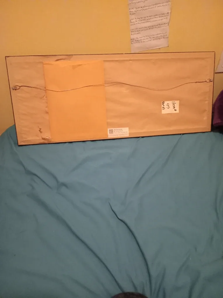 NHLPA AUTOGRAPHED PAINTING OF NHL PLAYER LTD ED 16/100 WITH COA image indicator(6)