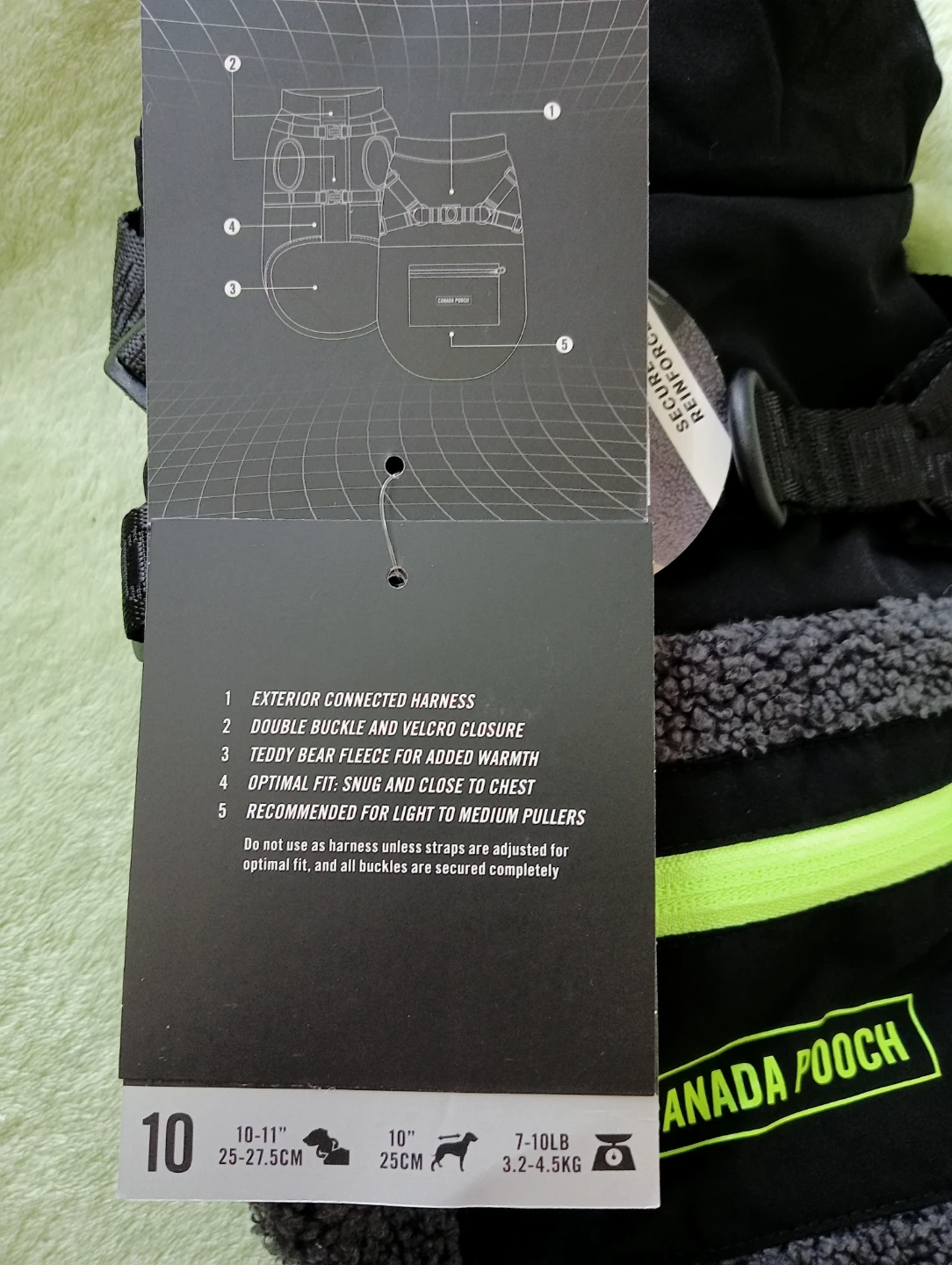 Canada Pooch Harness Jacket - Size 10 - photo 5