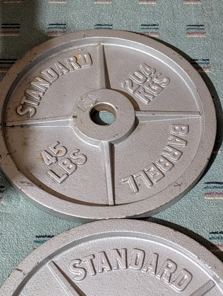 Standard Barbell 45 lbs Weight Plate