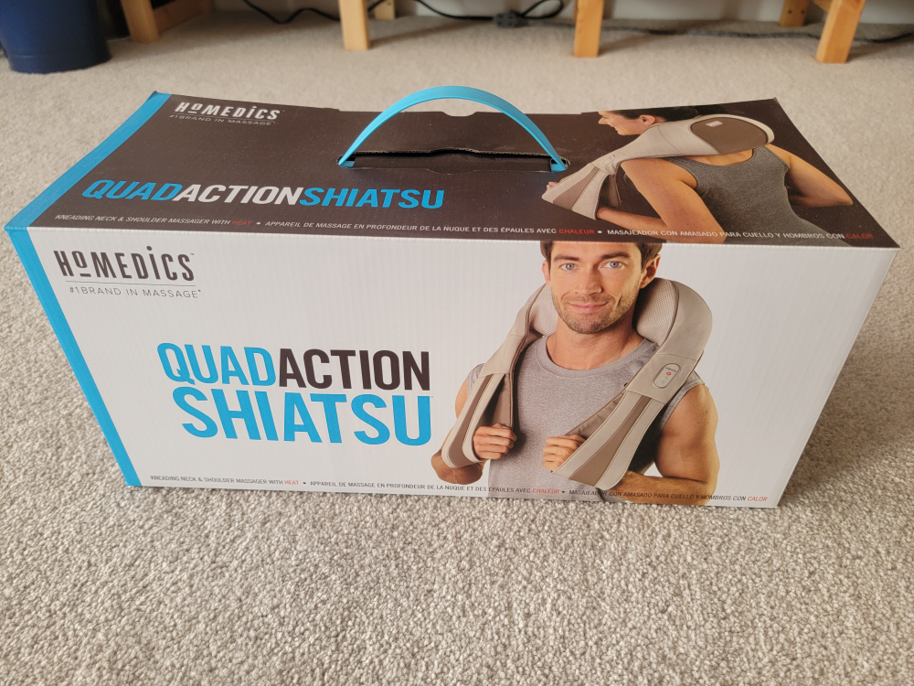 HoMedics Quad Action Shiatsu Massager with Heat