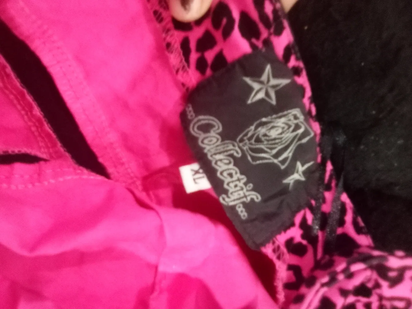 Collectif Pink Leopard Print Dress - Size XL image indicator(3)