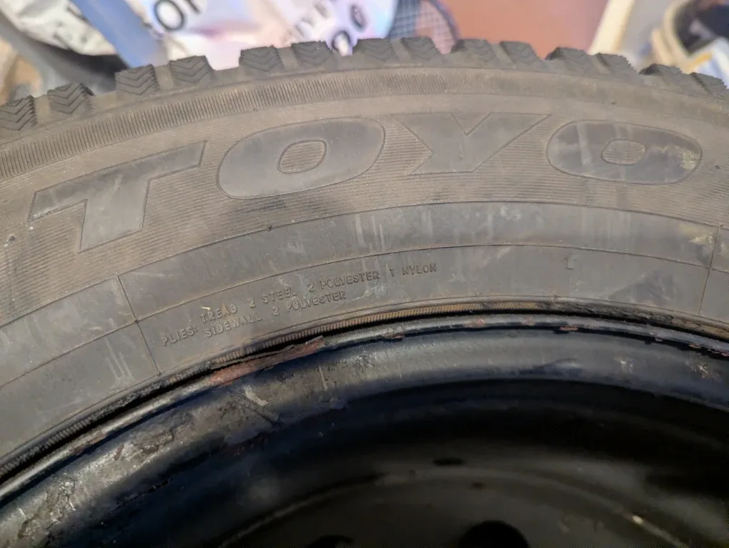 Set of 4 Toyo Winter Tires on rim image indicator(8)