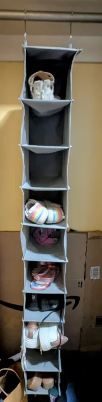 Hanging Closet Shelf Organizer