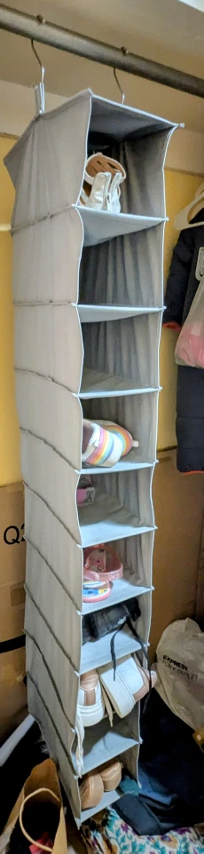 Hanging Closet Shelf Organizer - photo 2