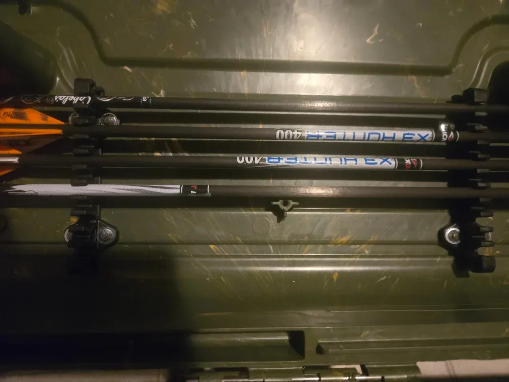 PSE Uprising Compound Bow with Arrows and Case image indicator(3)