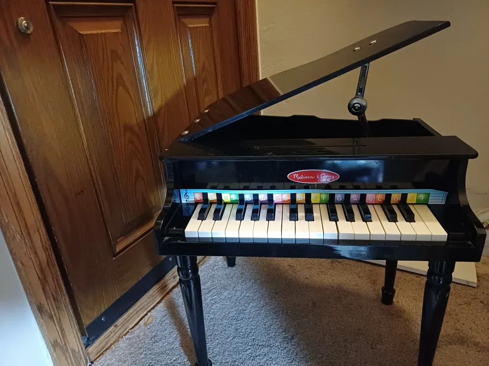 Melissa & Doug Black Toy Piano - FAST PICK UP! image indicator(2)
