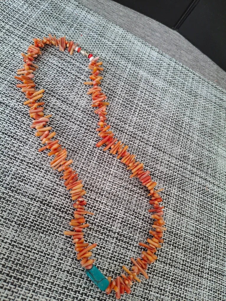 Coral and Turquoise Necklace image indicator(5)