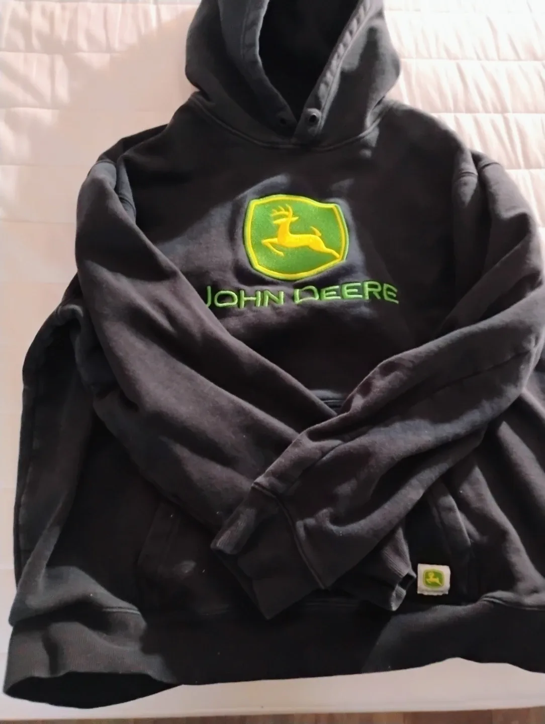 John Deere Black Hoodie
