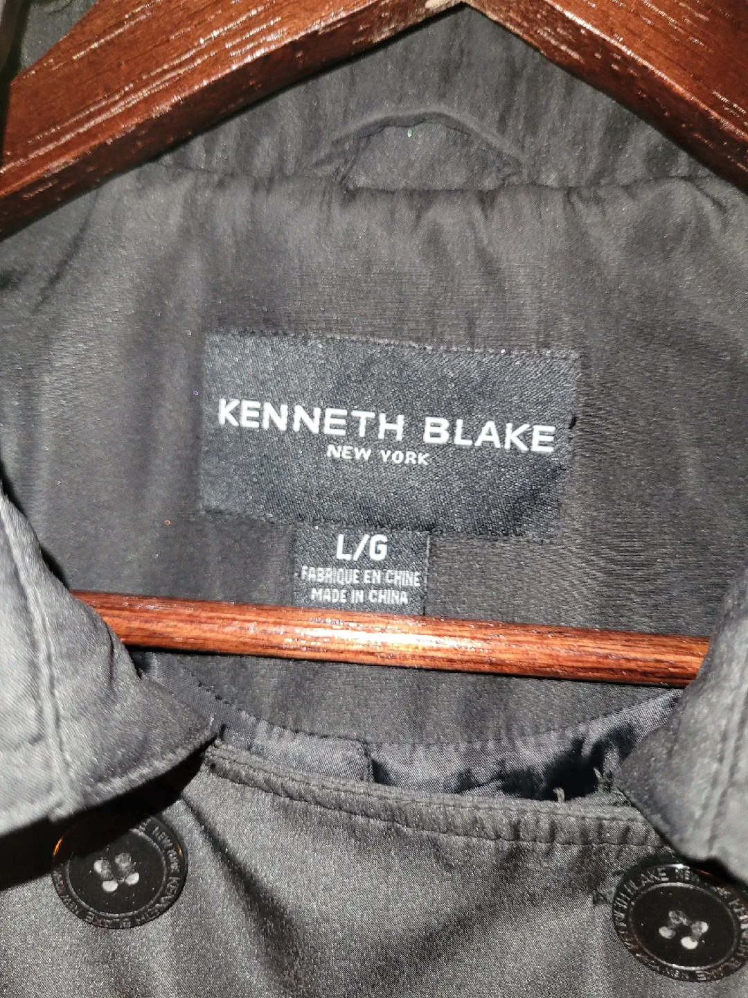 Kenneth Blake Trench Coat - Size L🥕 image indicator(3)