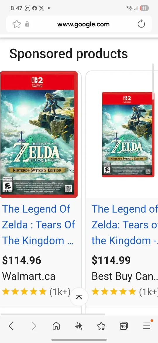 Nintendo Switch 2 Edition Zelda Tears of the Kingdom image indicator(2)