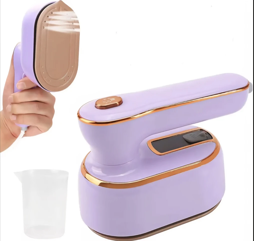 Mini Handheld Garment Steam Iron - Purple