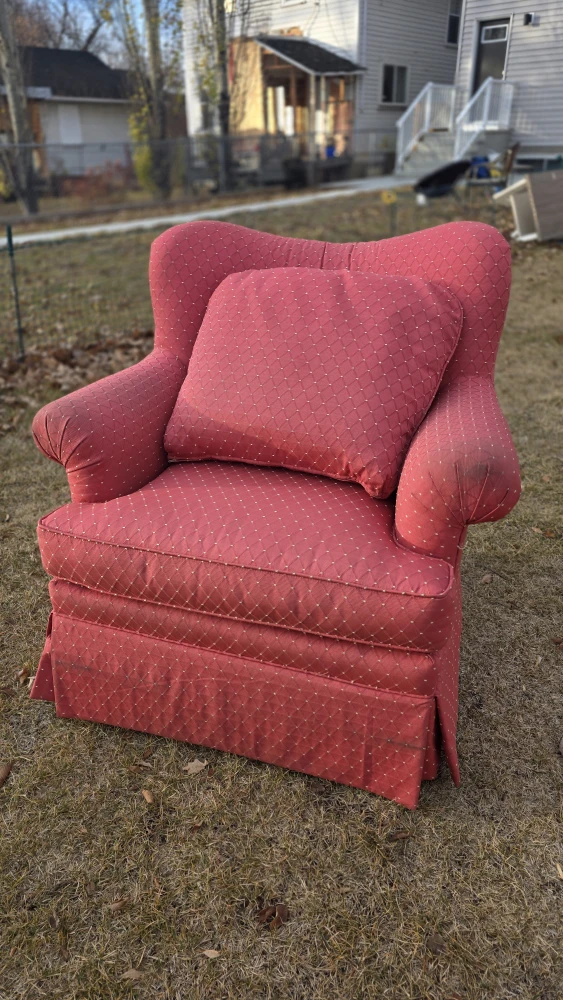 Pink swinging Armchair - photo 3