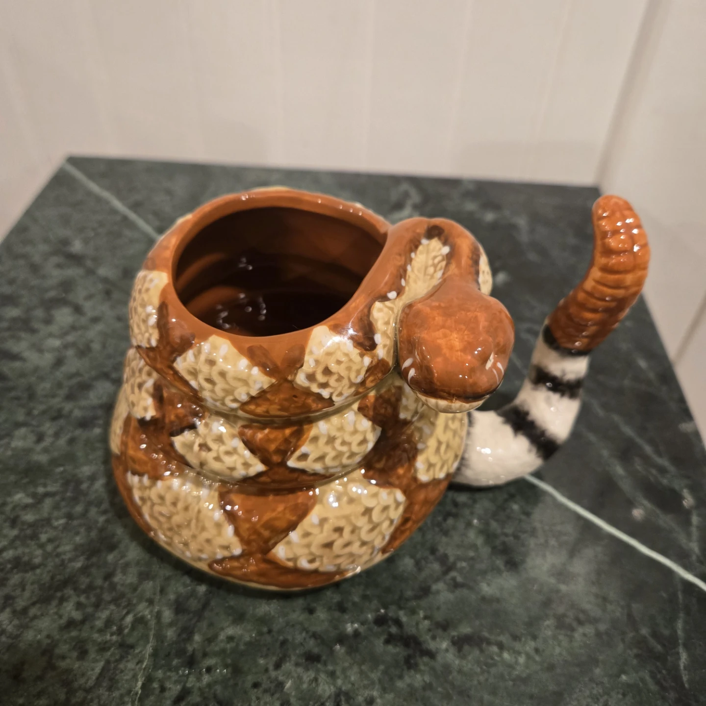 3D Coiled Rattle Snake  Mug