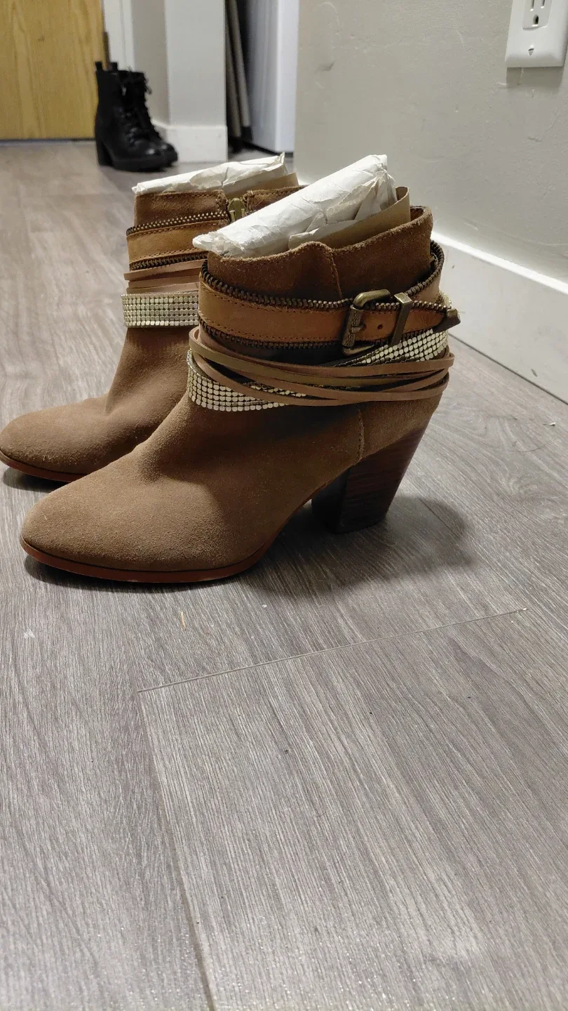 Brown Suede Ankle Boots image indicator(4)