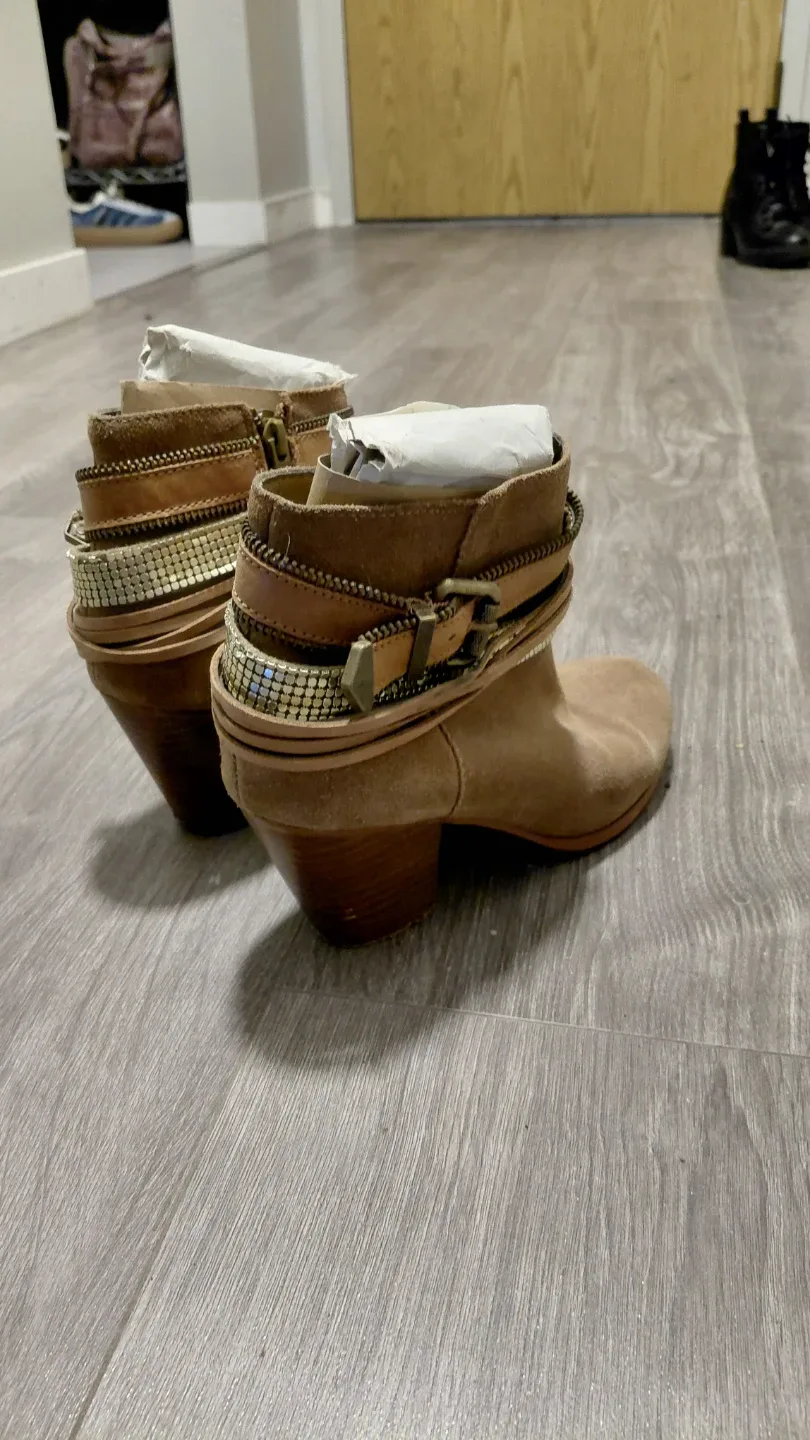 Brown Suede Ankle Boots image indicator(5)
