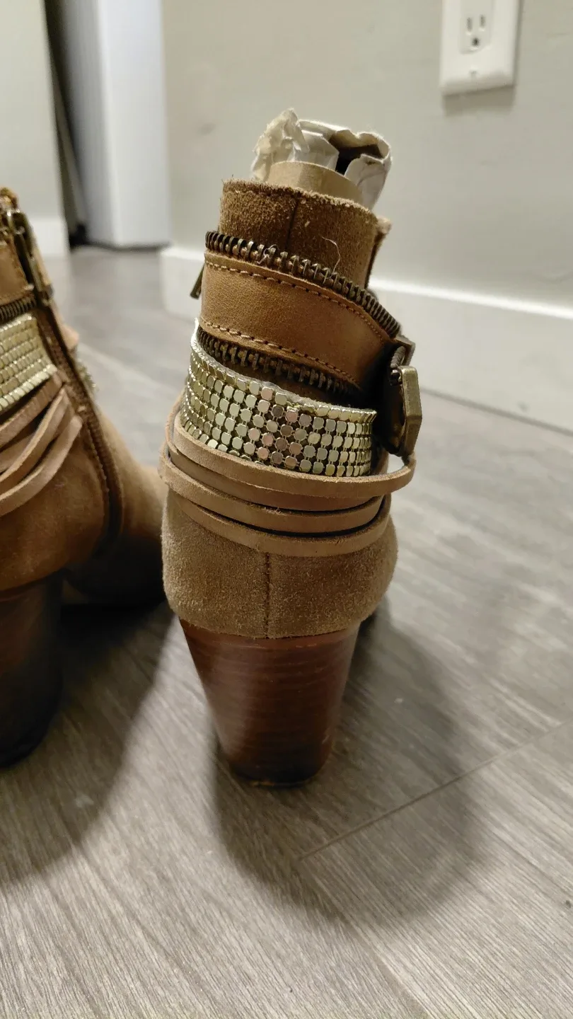 Brown Suede Ankle Boots image indicator(6)