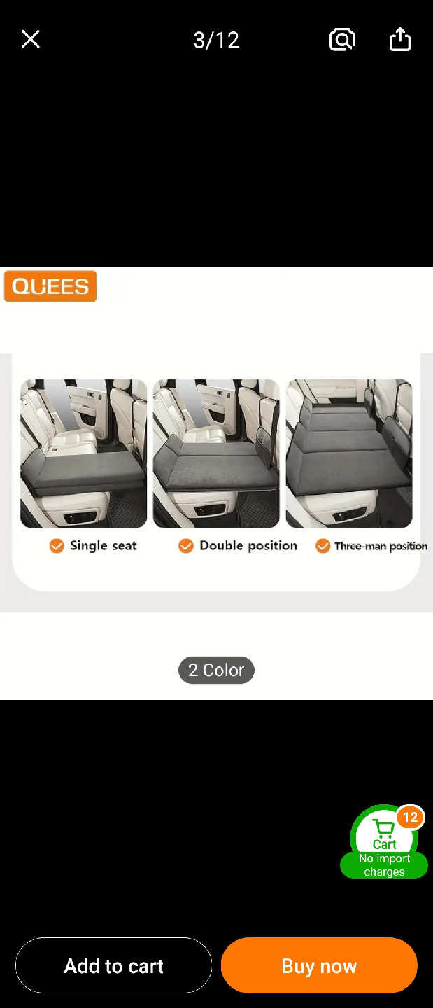 QUEES Car Travel Bed Mattress - photo 3
