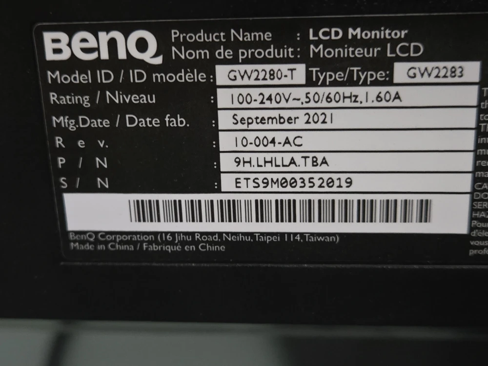 2x BenQ Monitor - Great Condition! - photo 3