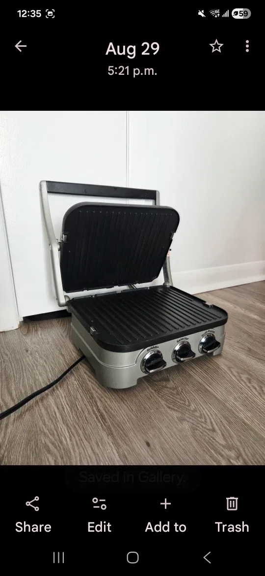 Cuisinart 5 in 1 Griddler