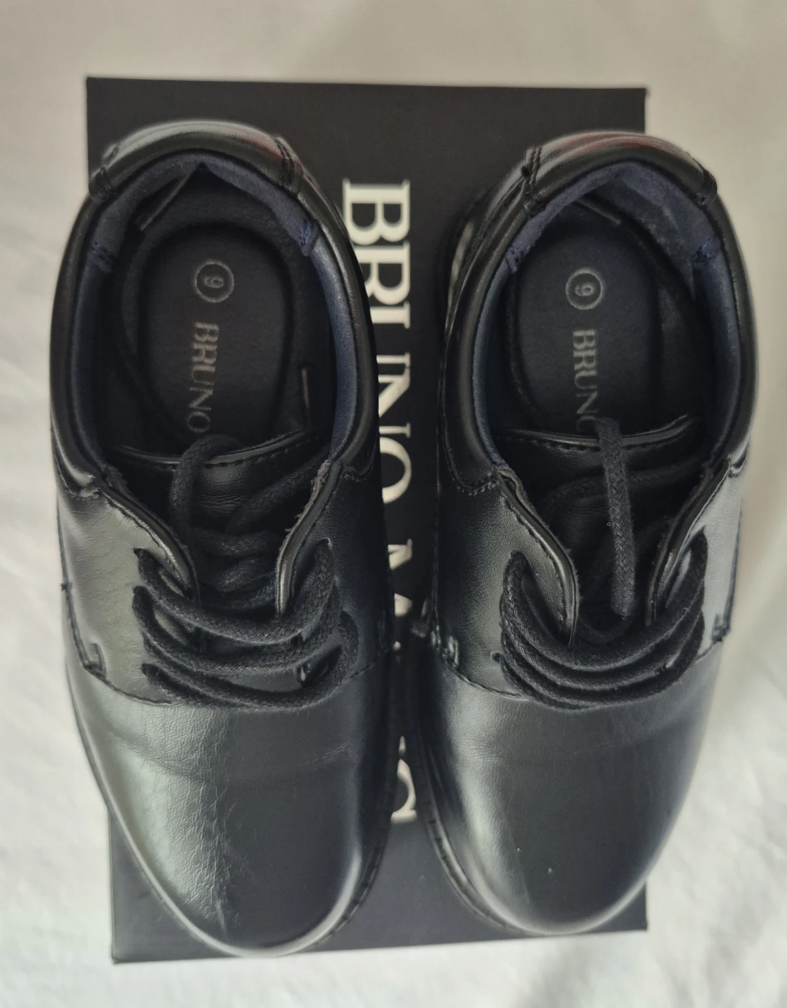 Bruno Marc Black Dress Shoes - Size 9 - photo 4