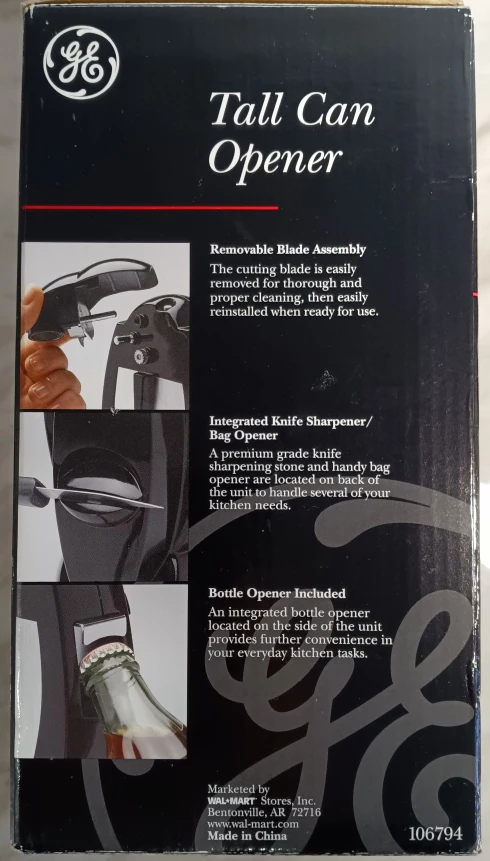 Vintage General Electric Tall Can Opener (Brand New) - photo 3