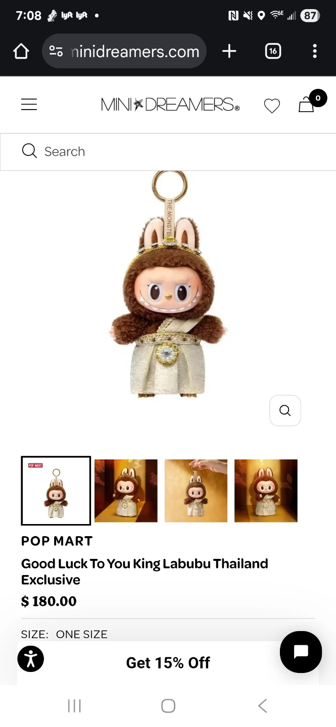 Pop Mart Good Luck To You King Labubu Thailand Exclusive