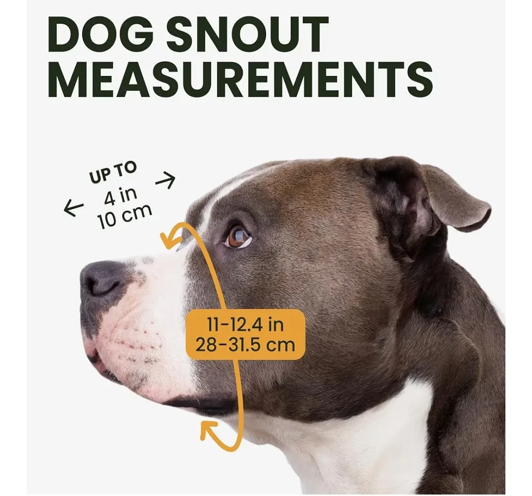 Dog Muzzle, Bite-Proof Steel Mask image indicator(2)
