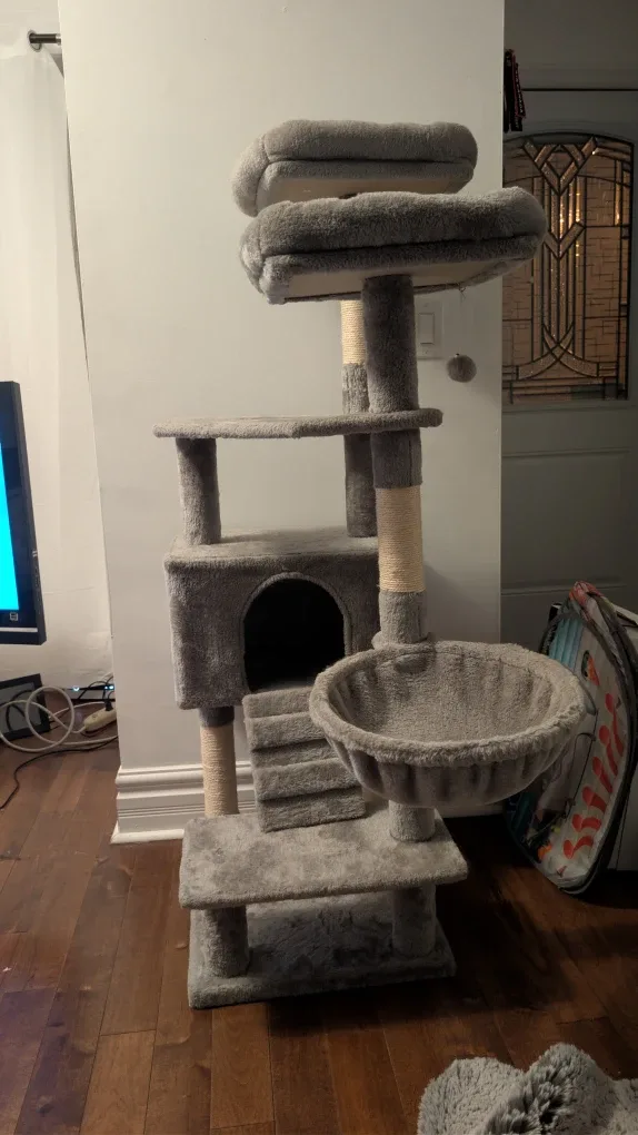 Cat Tree/Condo - Grey image indicator(2)