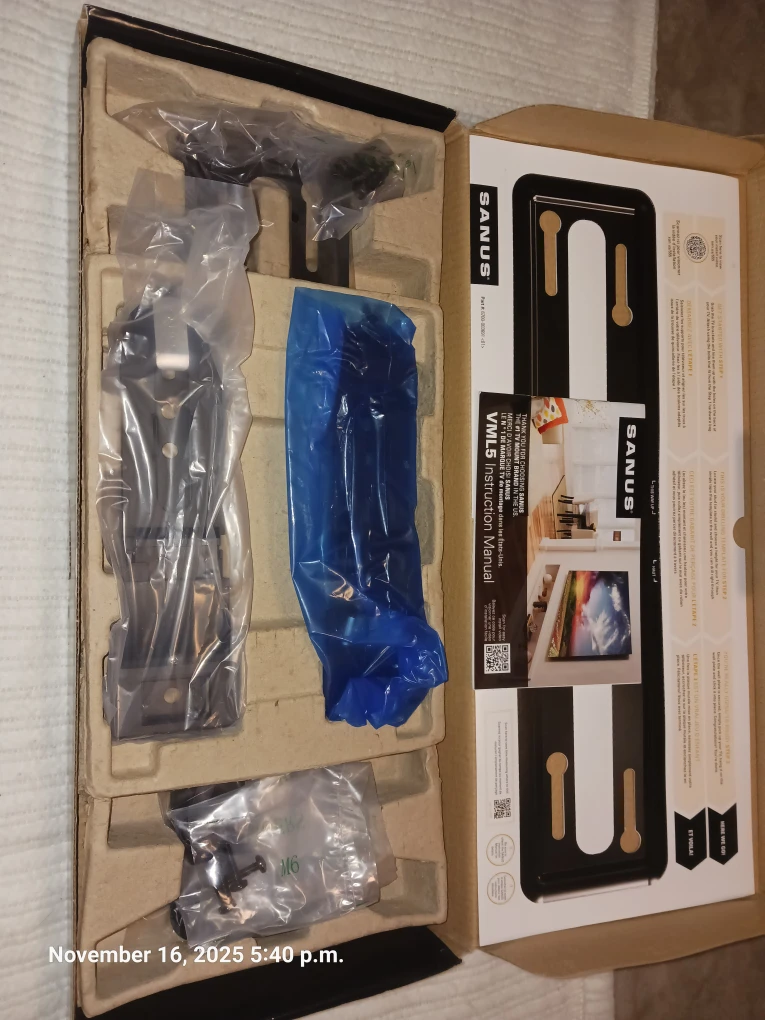 Sanus Premium Fixed-Position TV Wall Mount 40-50" - photo 5