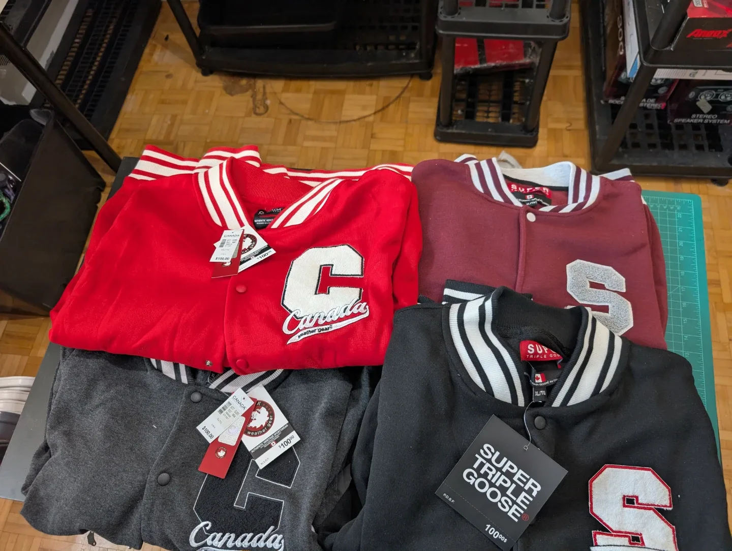 Canada Weathergear  Varsity Jackets (4) Brand NEW thumbnail