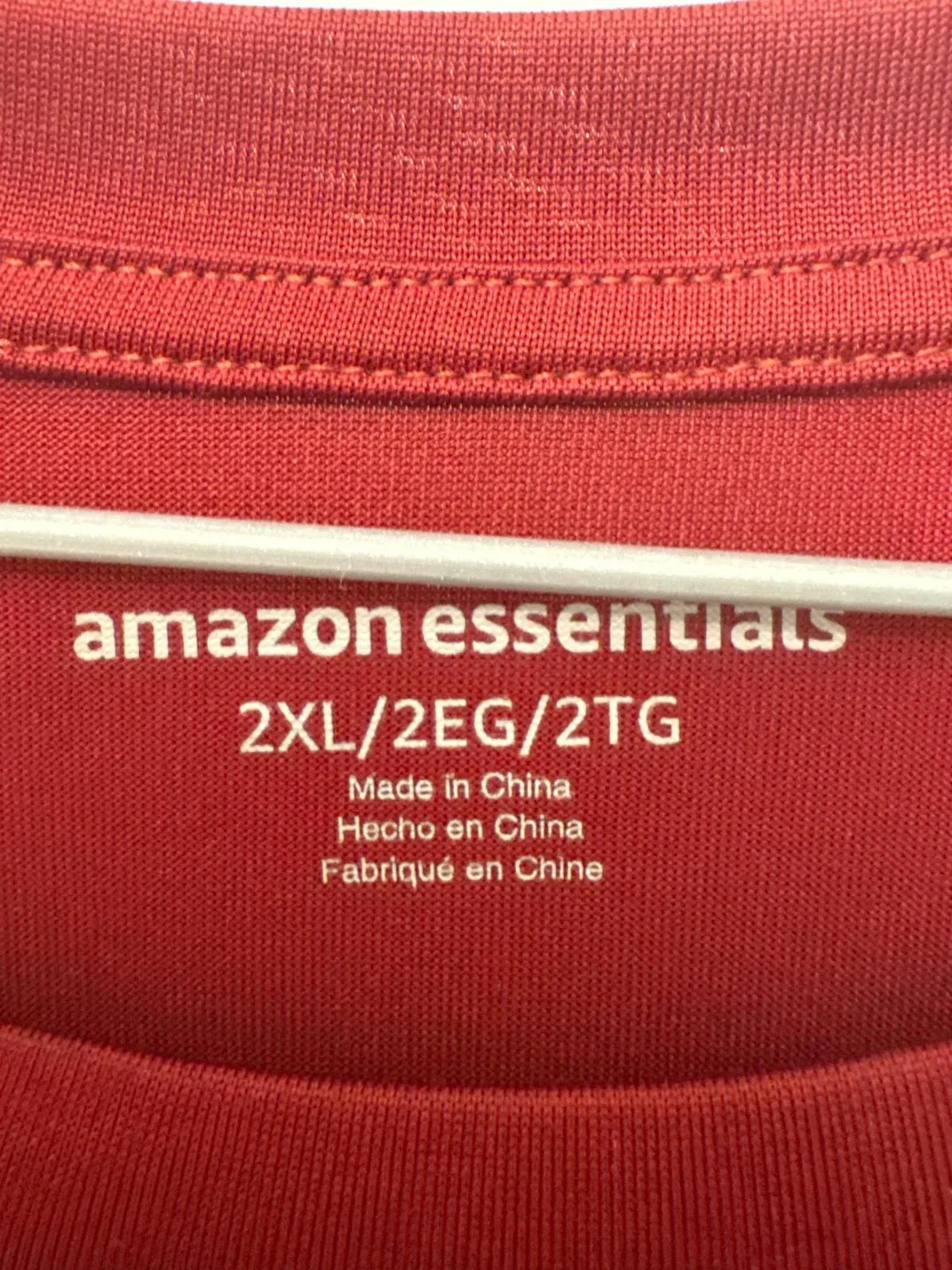 Amazon Essentials 2XL Red T-Shirt image indicator(2)