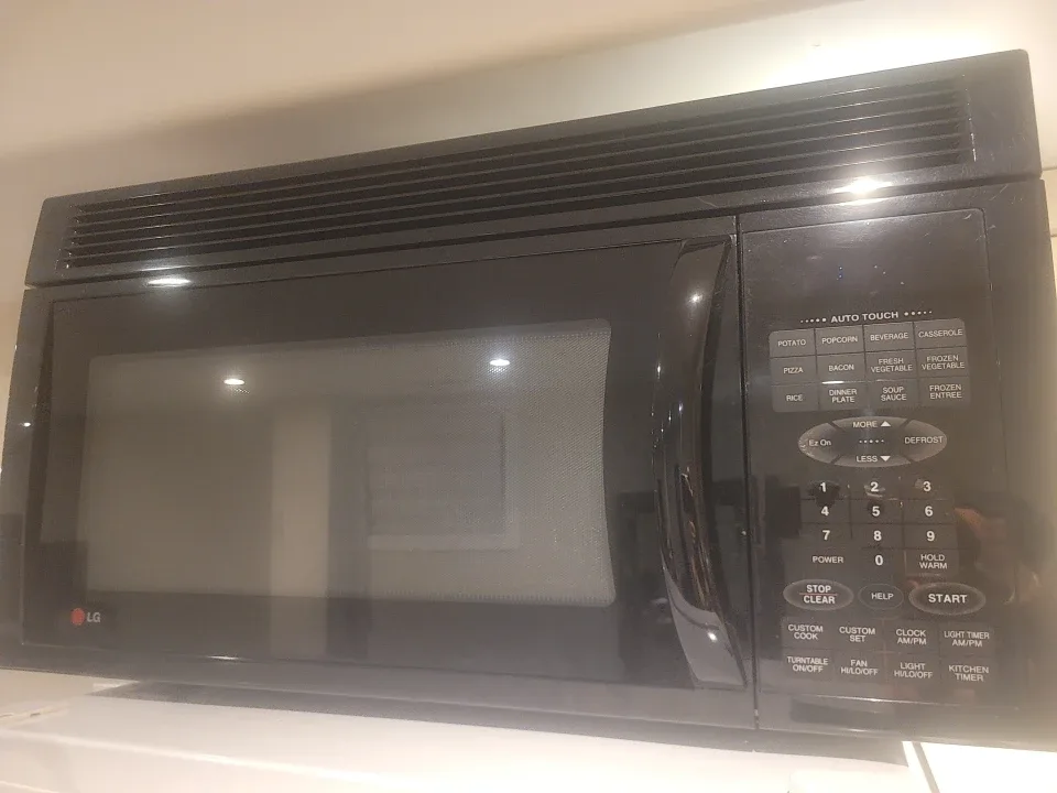 LG Over-the-Range Microwave — $60