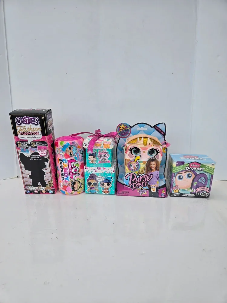 5 brand new kids girls christmas gift toy lot