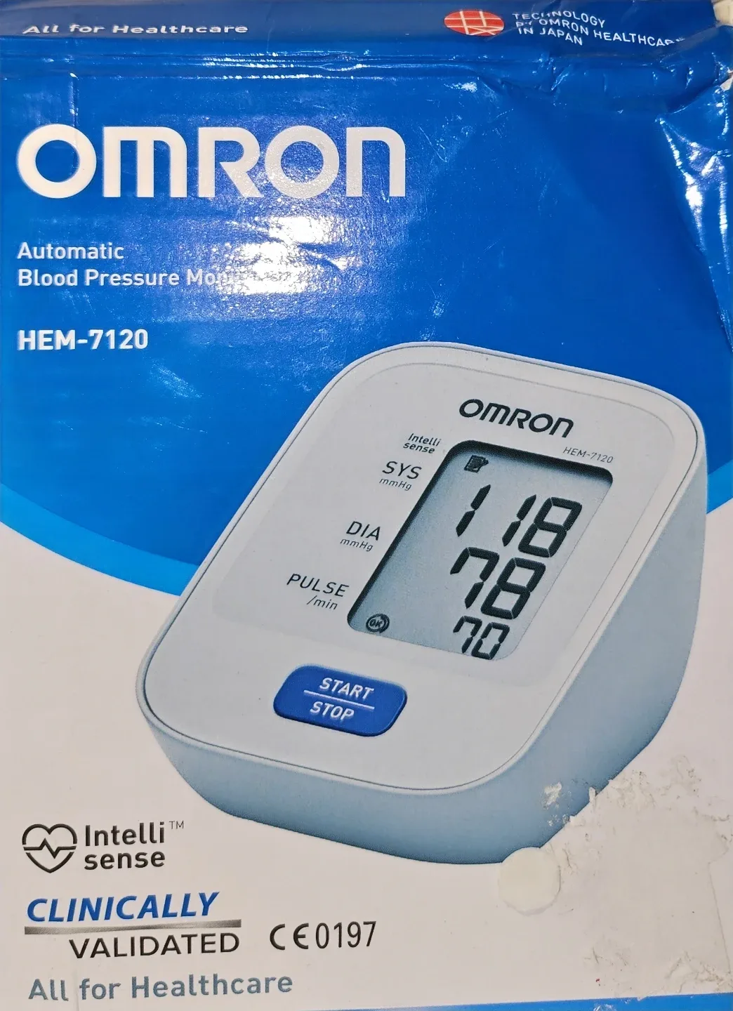 Omron HEM-7120 Automatic Blood Pressure Monitor thumbnail