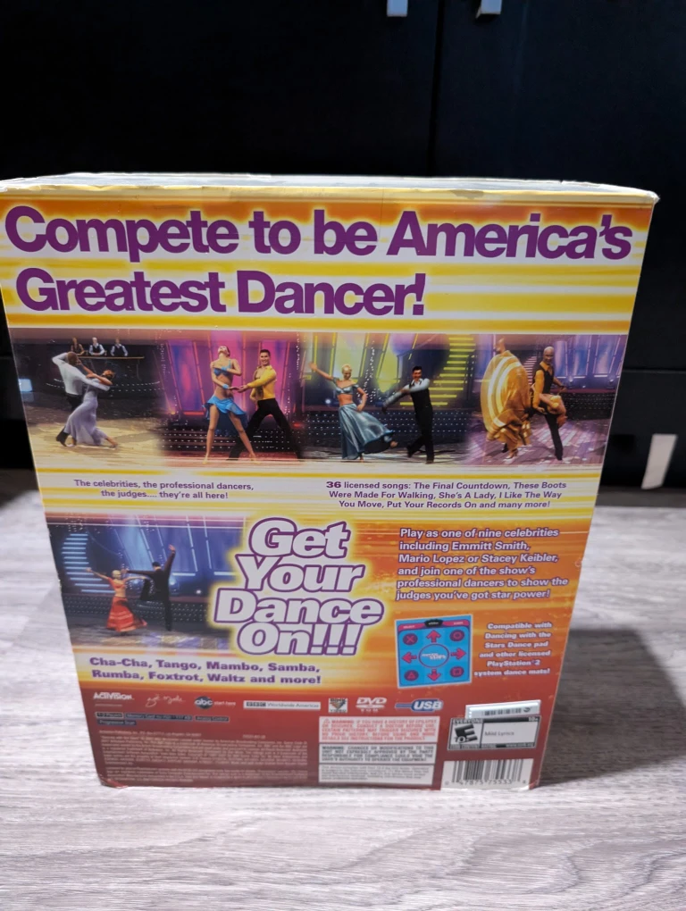 PS2 Dancing With the Stars Game & Mat Bundle New Sealed - photo 2