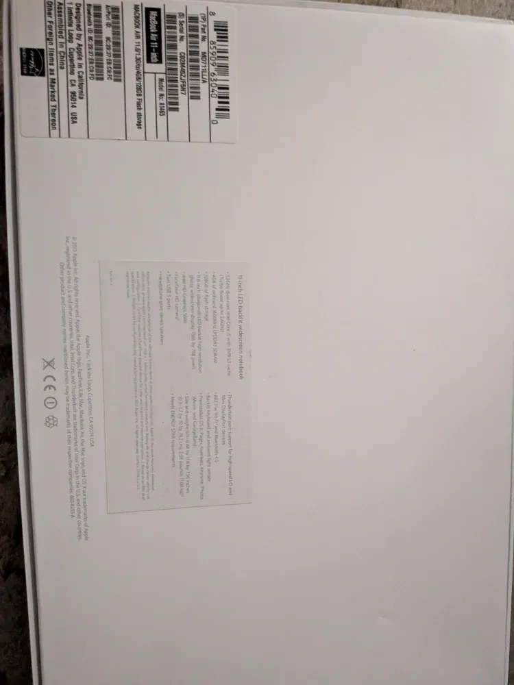 11 inch MacBook Air (2013, 128GB) image indicator(6)