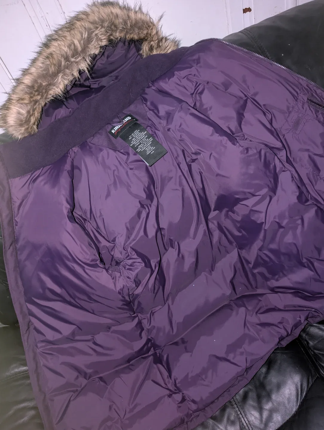 Kirkland Signature Down Parka - Purple image indicator(3)