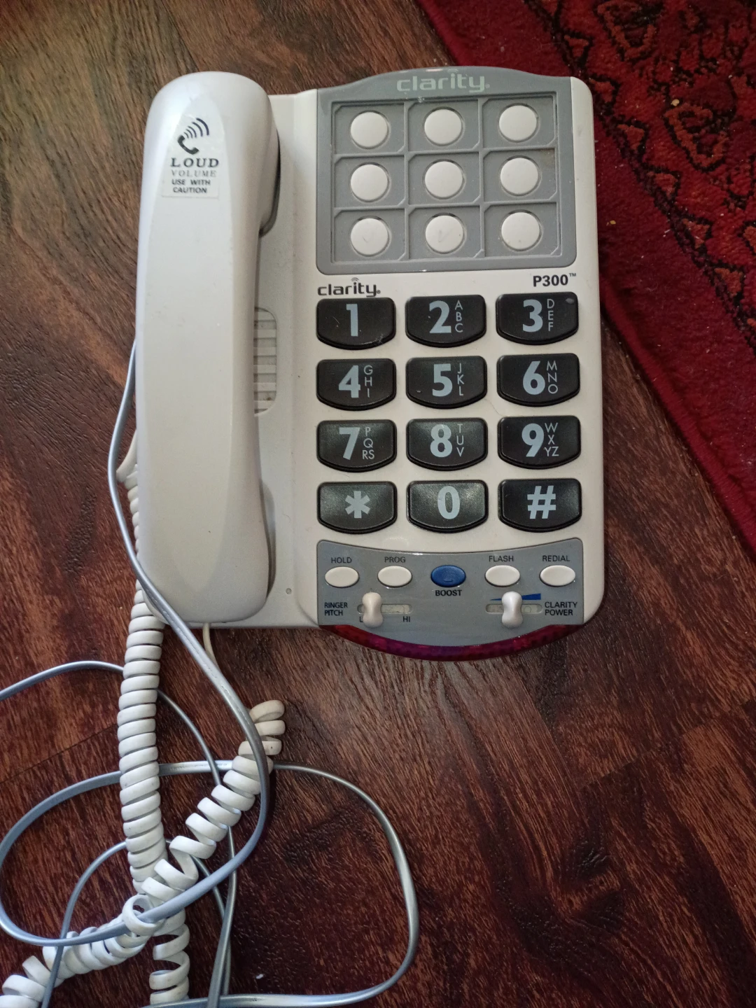 Jumbo keypad Clarity P300 Corded land line Phone