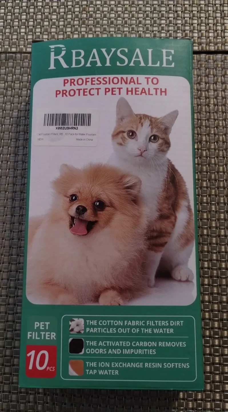 RBAYSALE Pet Fountain Filters - 10 Pack