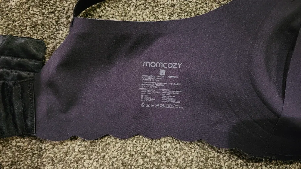 Momcozy Bras - Size L - Black - Set of 2 image indicator(3)