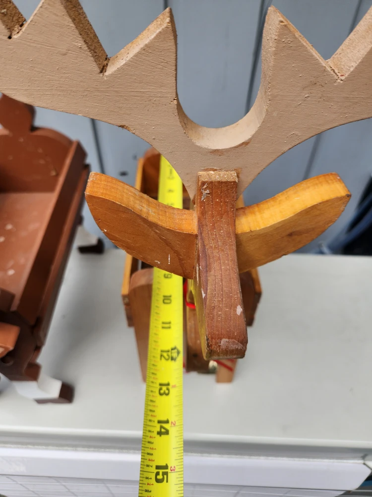 Wooden Reindeer Planter - photo 2