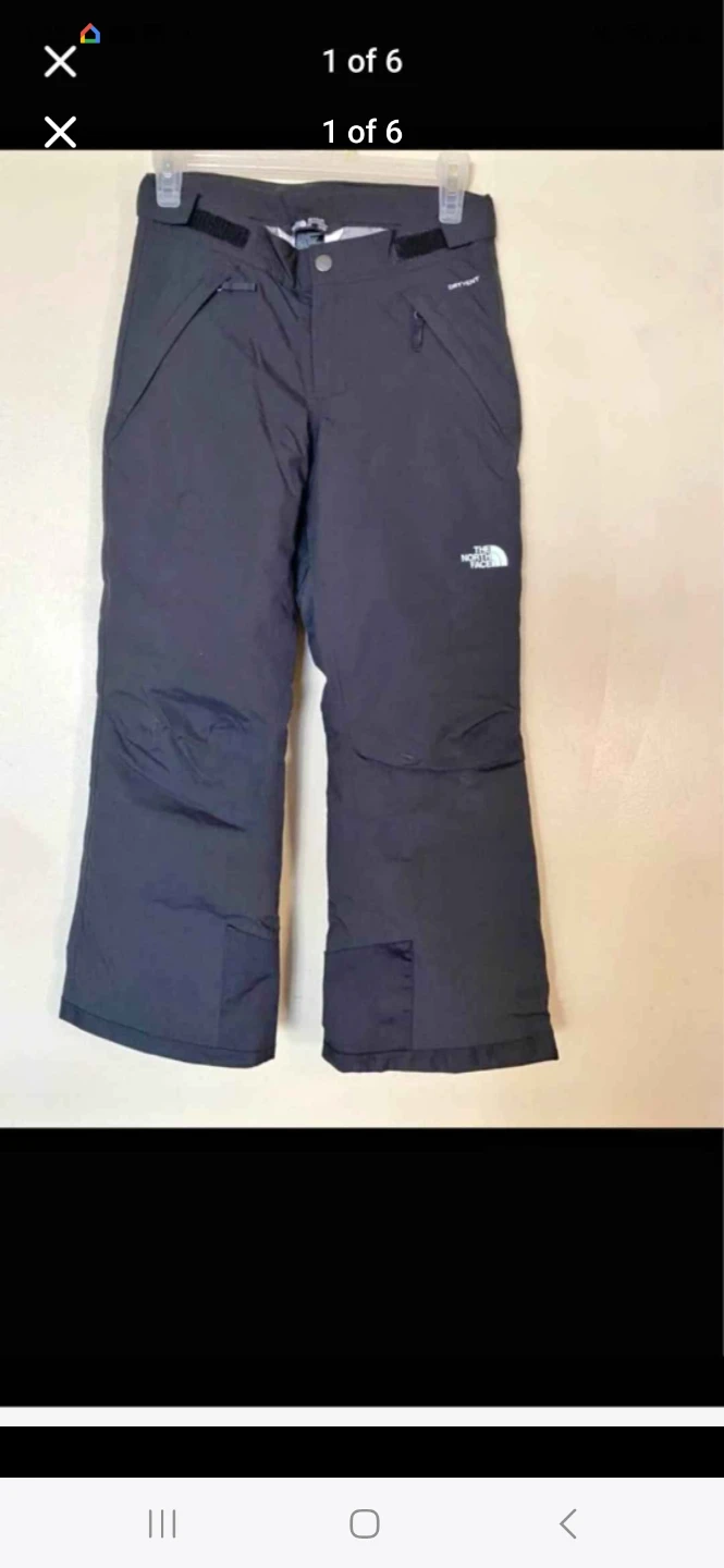 The North Face Boys Ski Pants  Small boys size for age 7-8