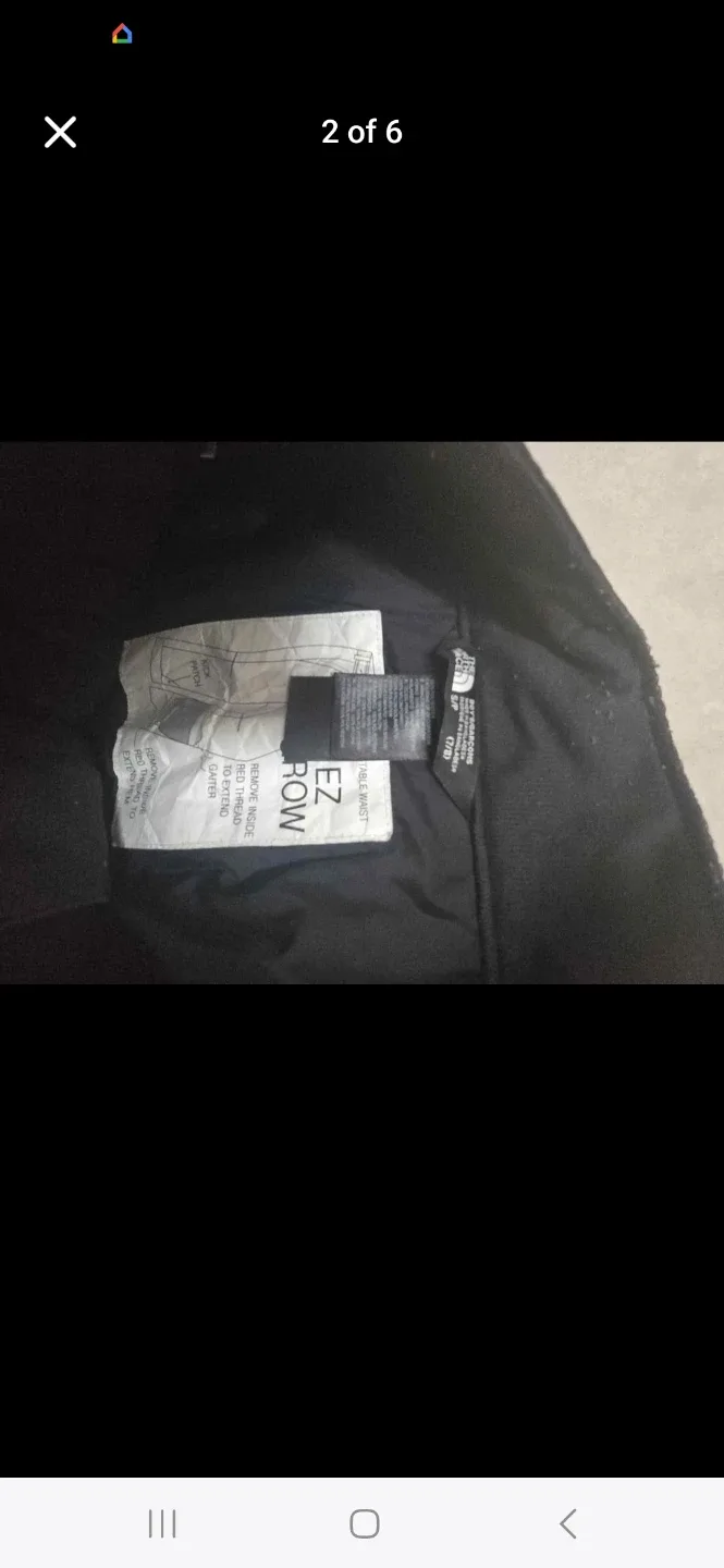 The North Face Boys Ski Pants  Small boys size for age 7-8 image indicator(2)