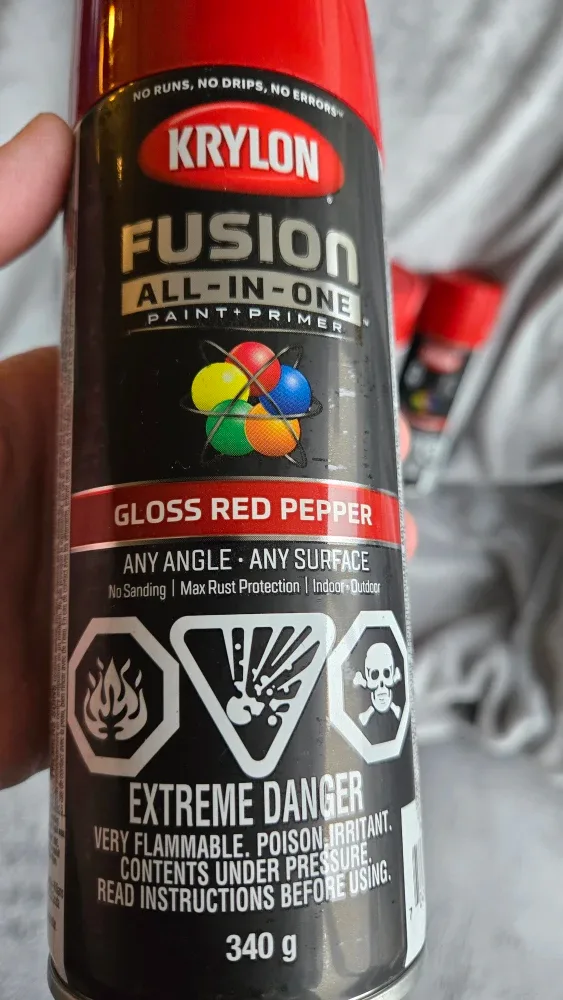 Krylon Fusion All-In-One Gloss Red Spray Paint image indicator(2)
