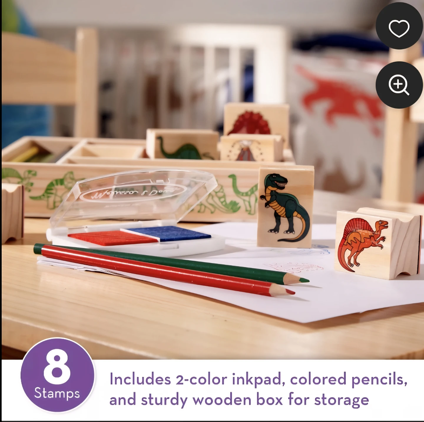 Melissa & Doug Dinosaur Stamp Set (4+) - photo 3
