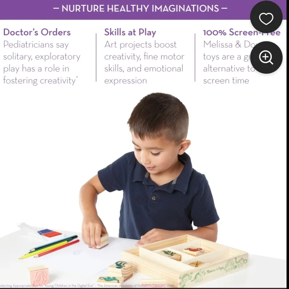 Melissa & Doug Dinosaur Stamp Set (4+) image indicator(4)